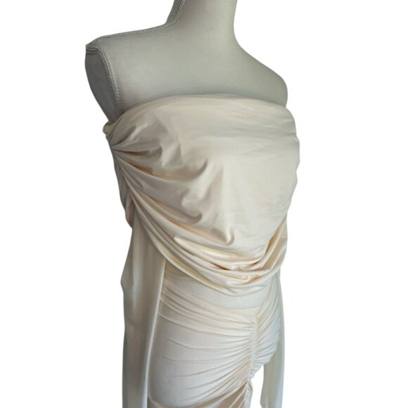 Deme by Gabriella Jolene Gown in Off White X-Small New Womens Maxi Dress - Picture 8 of 17